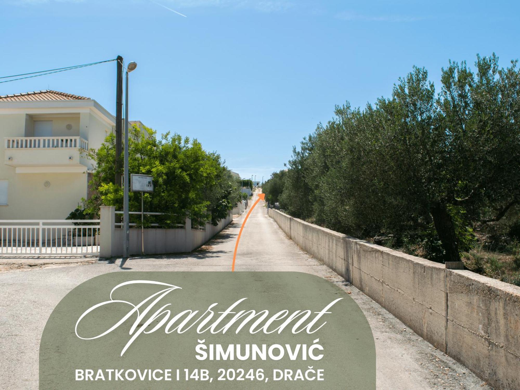 Apartment Simunovic Драче Екстер'єр фото