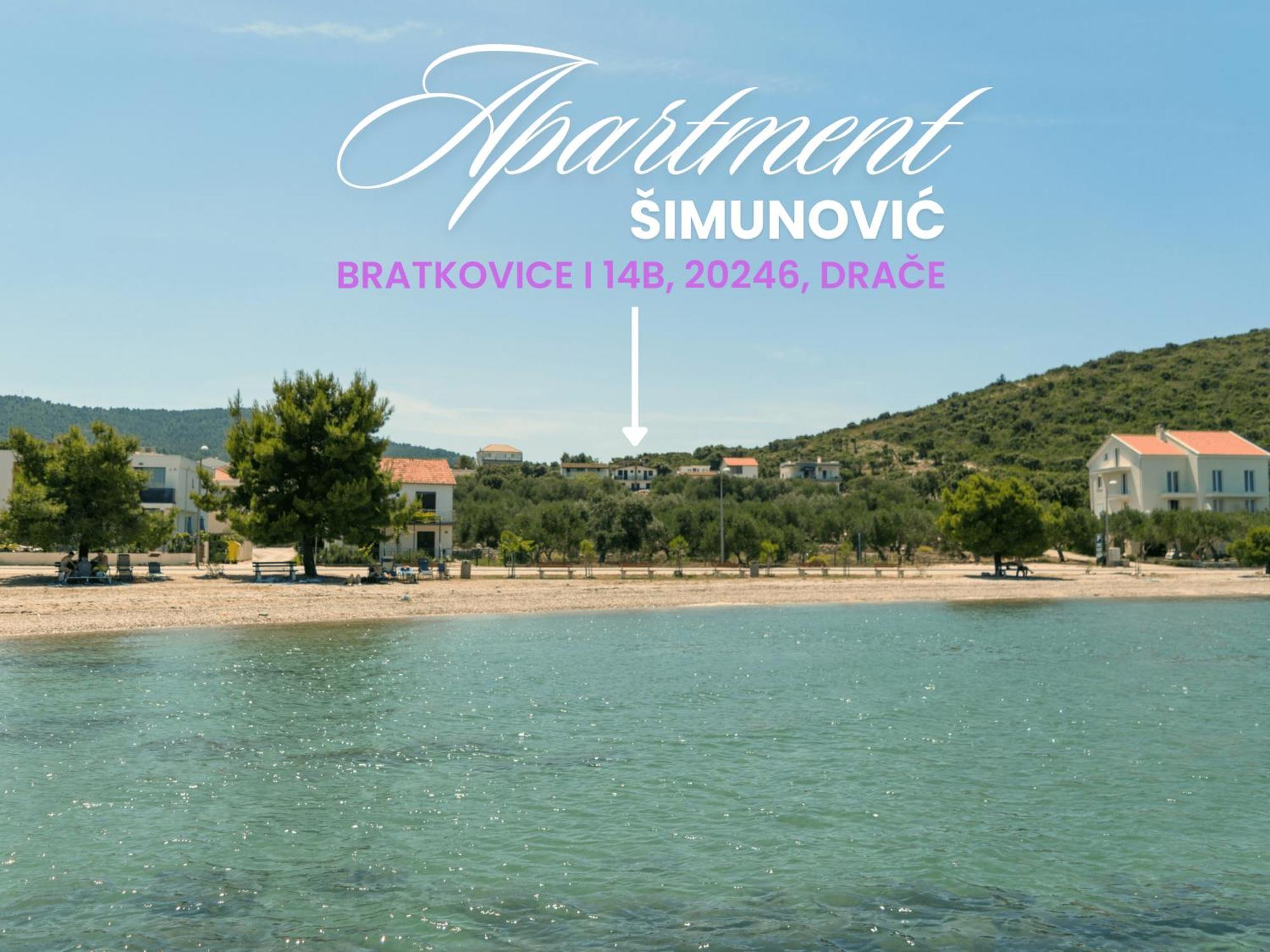 Apartment Simunovic Драче Екстер'єр фото